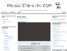 Tablet Screenshot of music.the-erm.com